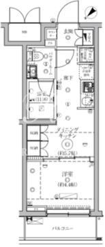 セジョリ鵜の木 309 間取り図