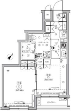 セジョリ鵜の木 322 間取り図