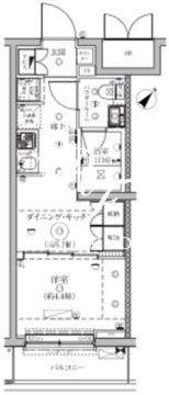 セジョリ鵜の木 217 間取り図
