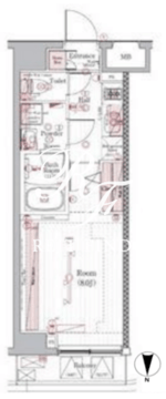 ブライズ住吉 402 間取り図