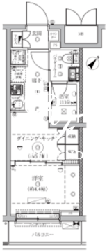 セジョリ鵜の木 323 間取り図
