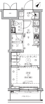 セジョリ鵜の木 114 間取り図