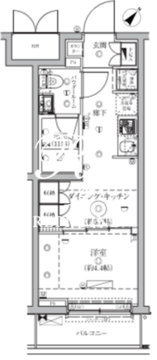 セジョリ鵜の木 216 間取り図