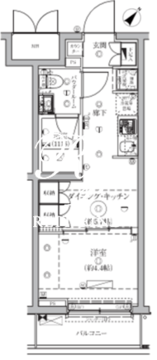 セジョリ鵜の木 218 間取り図