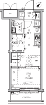 セジョリ鵜の木 316 間取り図