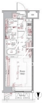ブライズ住吉 702 間取り図
