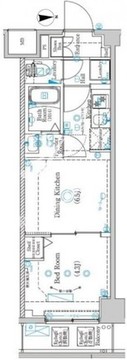 ラフィスタ墨田5丁目2 409 間取り図