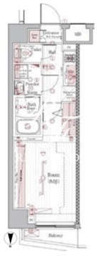 ブライズ住吉 304 間取り図