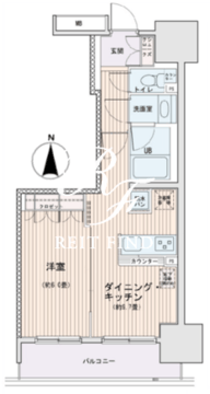 エスティメゾン錦糸町2 203 間取り図