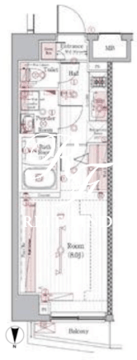 ブライズ住吉 604 間取り図