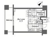 オーパスレジデンス恵比寿 311 間取り図