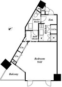 KDXレジデンス品川シーサイド 801 間取り図