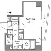 ディアレイシャス新蒲田 304 間取り図