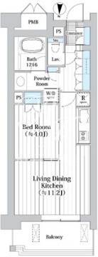 アビティグランデ砧 B-2314 間取り図