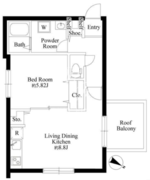 パセオ文京茗荷谷 401 間取り図