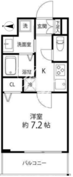 サイオン町屋 308 間取り図