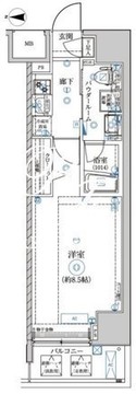 アルテシモラート 503 間取り図