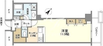 トルナーレ日本橋浜町 4203 間取り図
