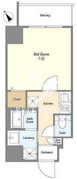 リビオメゾン入谷 601 間取り図