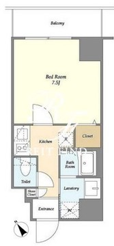 リビオメゾン入谷 402 間取り図