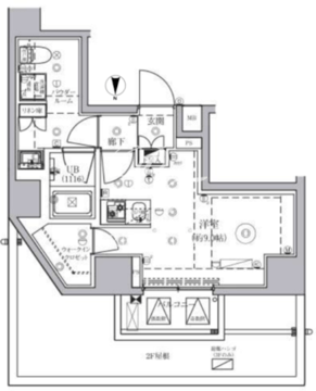 セジョリ東陽町 304 間取り図