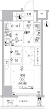 セジョリ東陽町 302 間取り図
