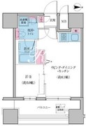 クレヴィアリグゼ日暮里 703 間取り図