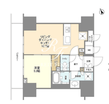 ＢＬＥＳＳ蔵前 209 間取り図