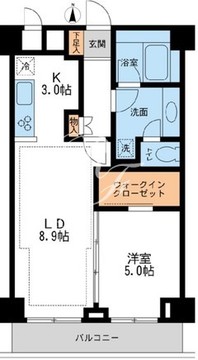 ドゥーエ学芸大学2 103 間取り図