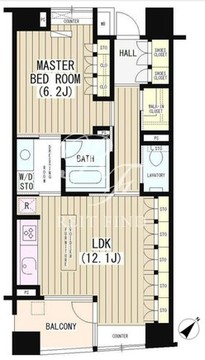 パーク・ノヴァ白金ヒルトップレジデンス 102 間取り図
