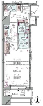 コンシェリア南麻布プラチナムスクエア 302 間取り図