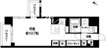 ＣＡＴＳ原宿 503 間取り図