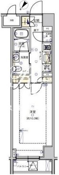 フィース水天宮前 3F 間取り図