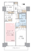 ブリリアイスト東雲キャナルコート 513 間取り図