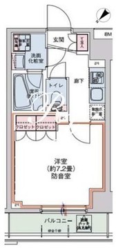 HTアジール芝浦 1101 間取り図