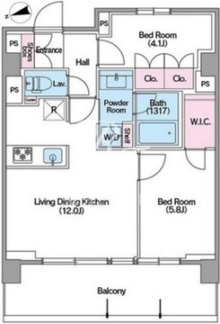コンフォリア東新宿ステーションフロント 1103 間取り図