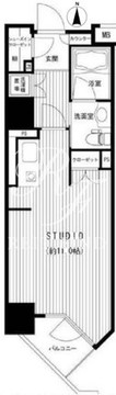 フィールA渋谷 1312 間取り図