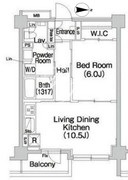コンフォリア市谷薬王寺 102 間取り図