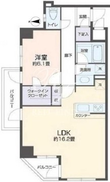 リエトコート四谷 302 間取り図