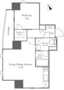 カーサスプレンディッド恵比寿1丁目アネックス 401 間取り図