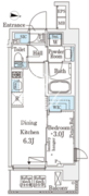 イプセ住吉 803 間取り図