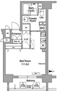 コンフォリア下北沢 807 間取り図