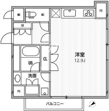 HF目黒行人坂レジデンス 302 間取り図