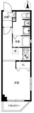 クリアルプレミア目黒 001 間取り図