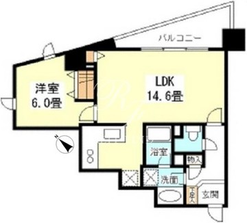 TKフラッツ渋谷 610 間取り図