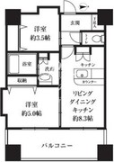 HF西新宿レジデンスウエスト 1001 間取り図