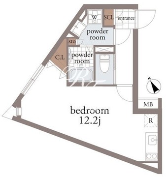 ファブリック代々木公園 401 間取り図