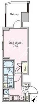 レジディア池上2 601 間取り図