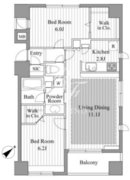 レジディア新川2 1001 間取り図
