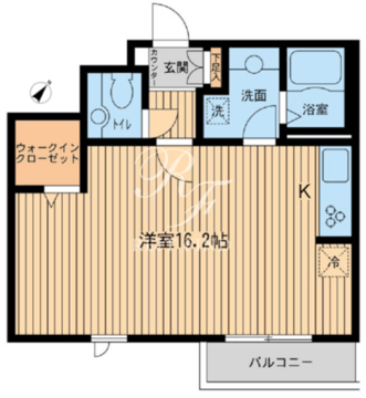 プロスペクト初台 105 間取り図